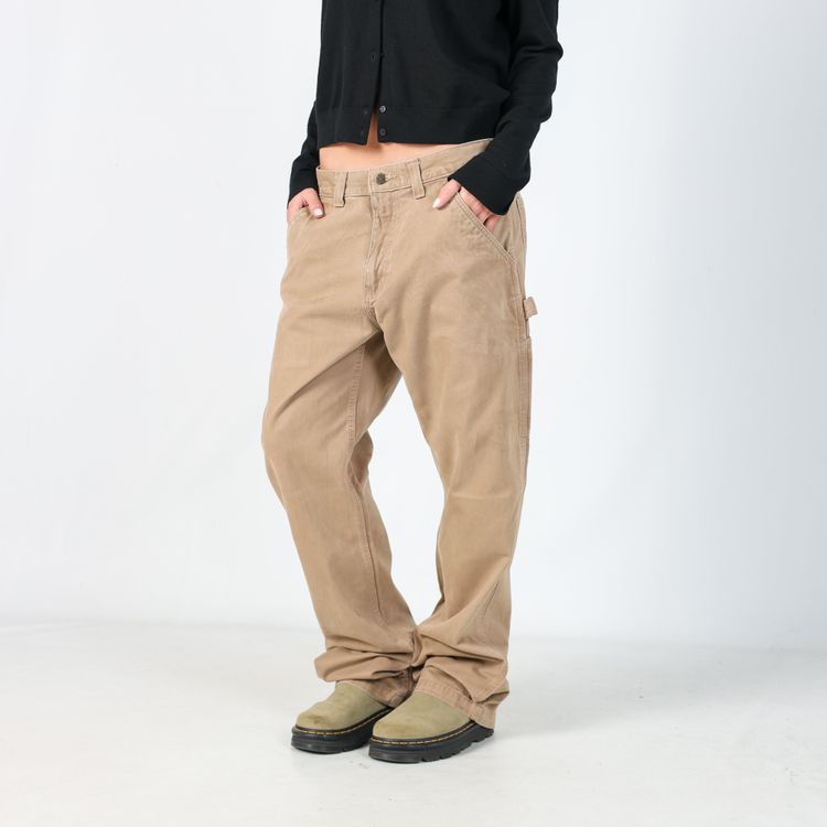 Tan y2ks Carhartt Denim Carpenter Jeans Pants (34x34) 4