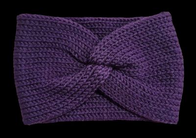 Twisted Earwarmer - Purple