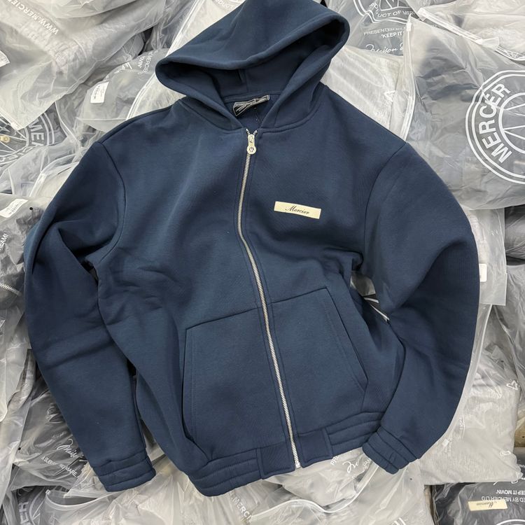 Navy Mercier Zip-Up Hoodie (Brand New)