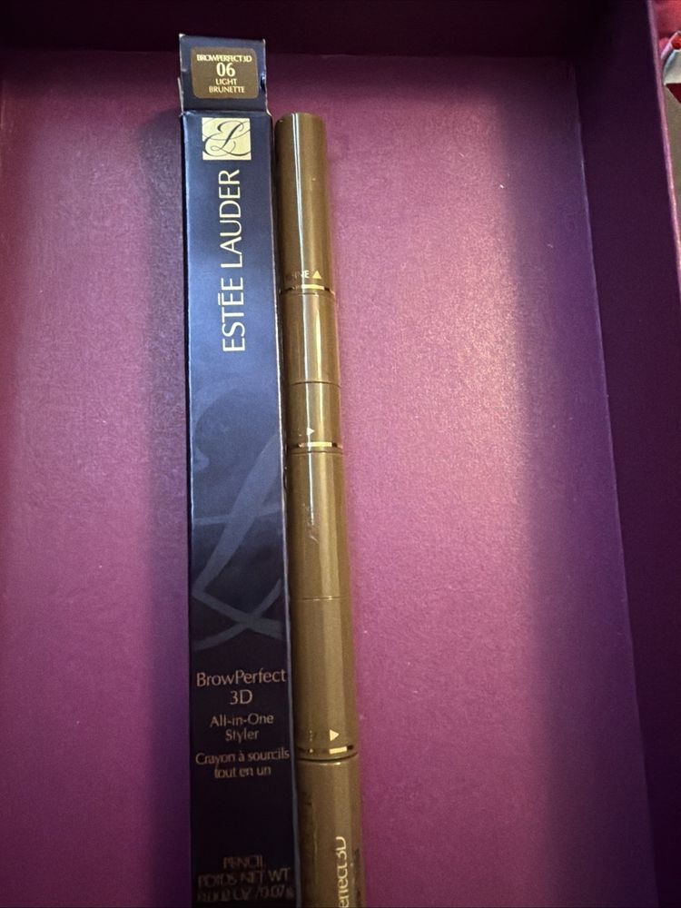 Estée Lauder BrowPerfect 3D All-in-One Styler 06 Light Brunette Brow Pencil BNIB image 1