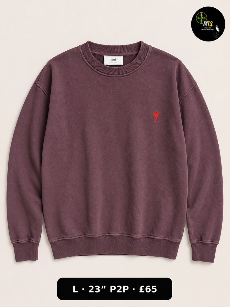 2467 Ami Purple Sweatshirt 23” p2p