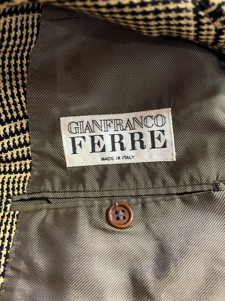 Gianfranco Ferre blazer vintage in lana e cachimire L  image 2
