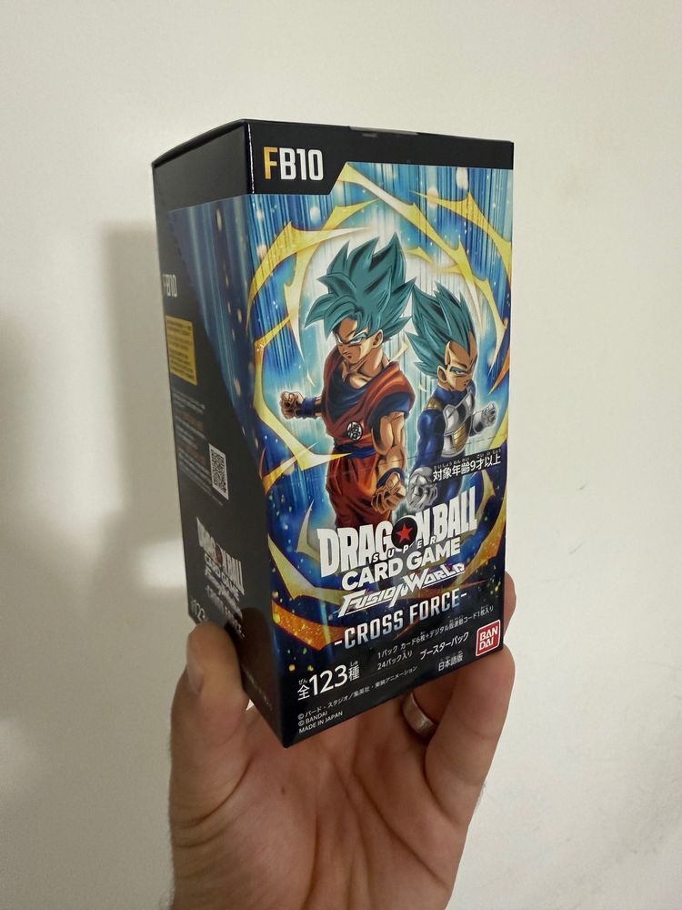 Dragon Ball Card Game Fusion World Cross Force Booster Box
