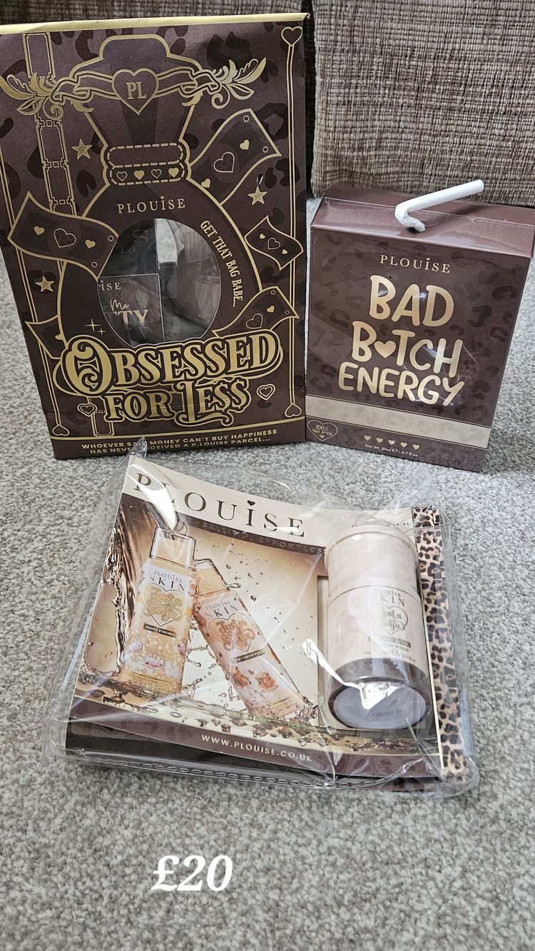 Plouise Obsessed For Less Gift Set, Bad B*Tch Energy Fragrance, And Skincare Set