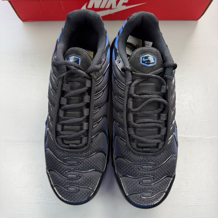 Immagine di Nike Air Max Plus TN Size UK 6 Black Blue Crystal Men's Trainers DM0032-041 7
