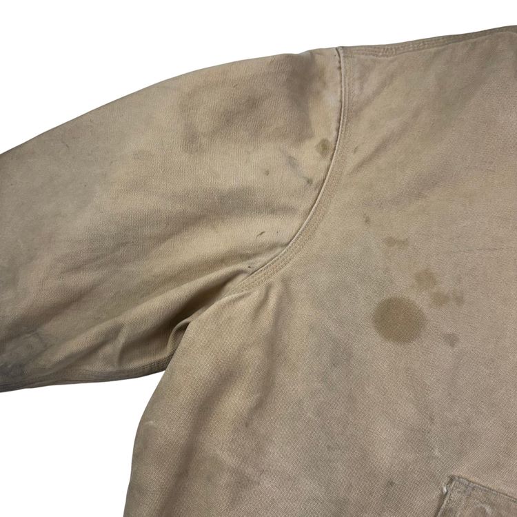 Carhartt Active Full-Zip Workwear Jacket Beige J06 WET obraz 4