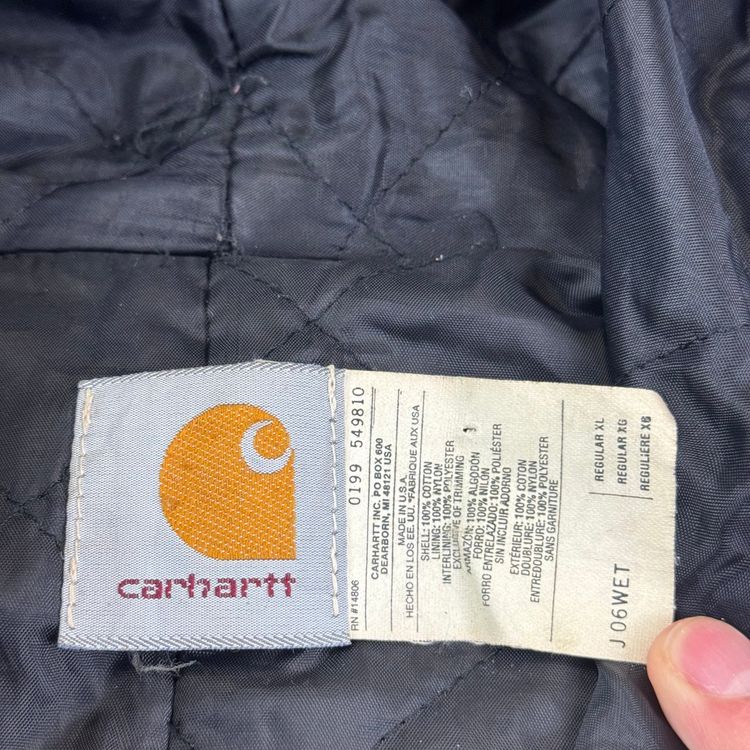 Carhartt Active Full-Zip Workwear Jacket Beige J06 WET obraz 9