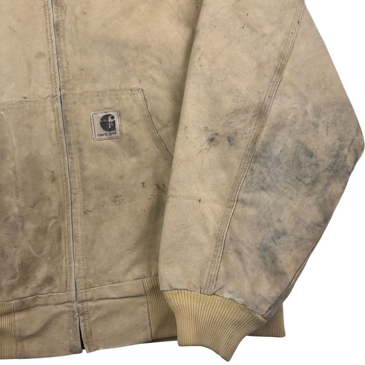 Carhartt Active Full-Zip Workwear Jacket Beige J06 WET obraz 3