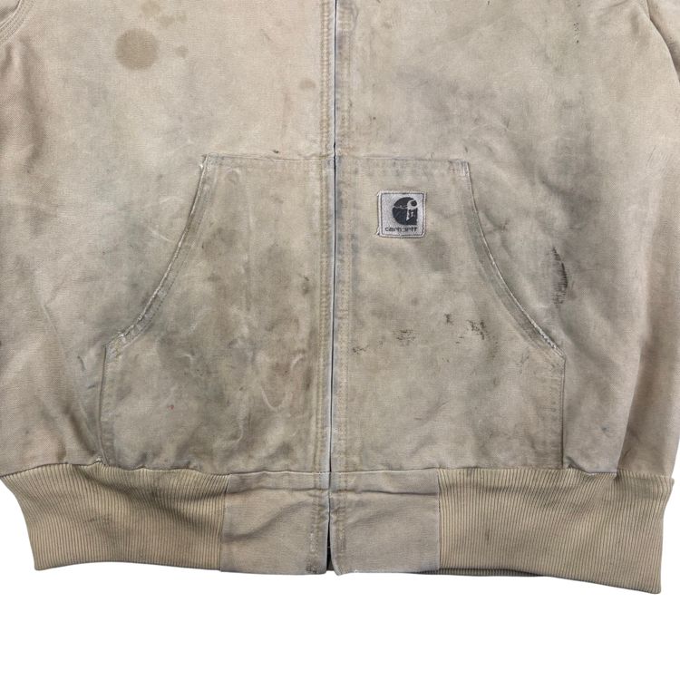 Carhartt Active Full-Zip Workwear Jacket Beige J06 WET obraz 8