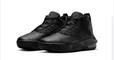 Jordan air max stay loyal triple black size uk 11 rrp £145