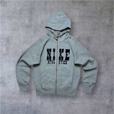 Nike grey zip-up hoodie