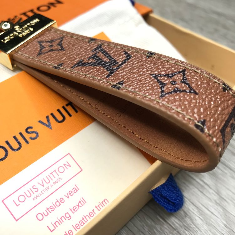 LV Monogram Keychain - Tan [Bundle] 3