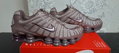 Nike Shox TL UK 9 EUR 44 Pumice Night Maroon Brand New Box No Lid