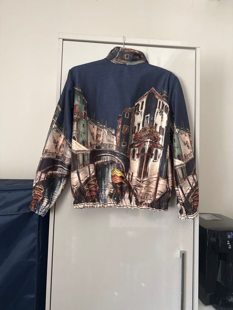Printed Zip-Up Jacket imagen 5