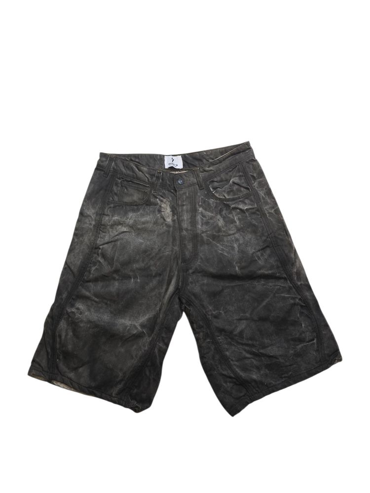 DSTRYD Wavy Marbled shorts denim product image