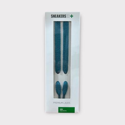 FLAT SNEAKER LACES 120CM - TEAL 1