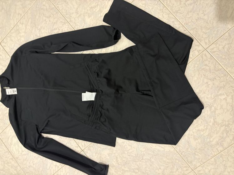 Nike ACG black long sleeve zip-up top and pants set product image
