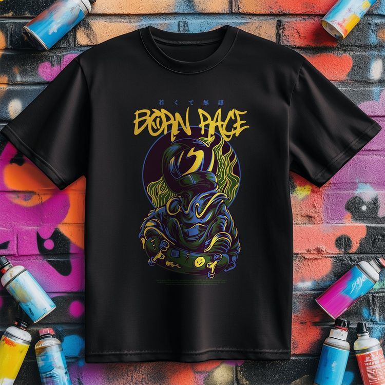 Born Race Tee – Hilarious Helmet US 3