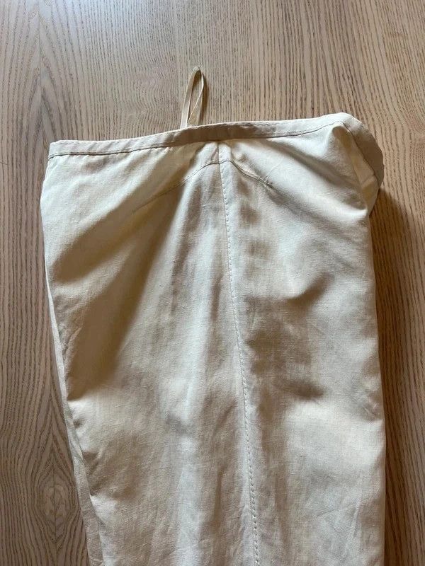 Globus Essentials – 51% Linen & 49% Silk Trousers – Ivory Cream – Straight Leg – Size 40 - 99€ imagen 4