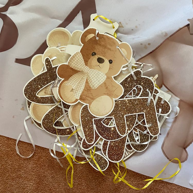 We Can Bearly Wait to Meet You Bear Baby Boy Shower Bundle imagen 8