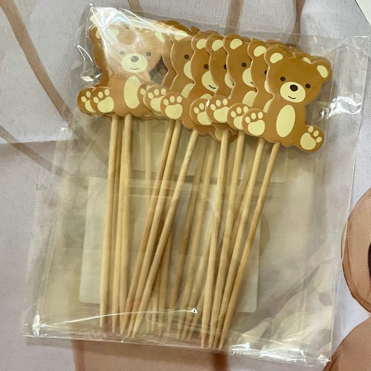 We Can Bearly Wait to Meet You Bear Baby Boy Shower Bundle imagen 4