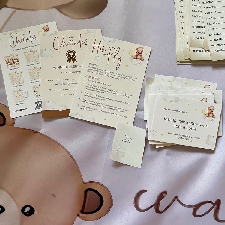 We Can Bearly Wait to Meet You Bear Baby Boy Shower Bundle imagen 5