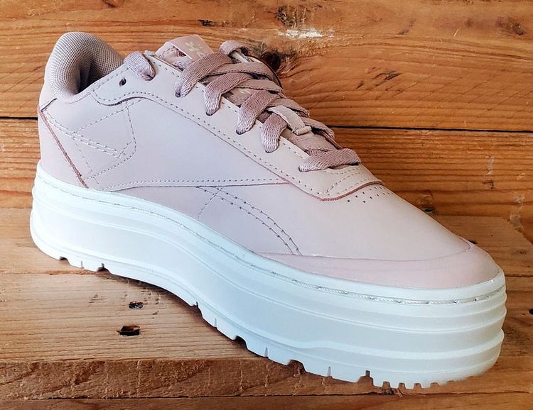 Reebok Club C Double Geo Low Leather Trainers UK3.5/US6/EU36.5 H69145 Pink image 4