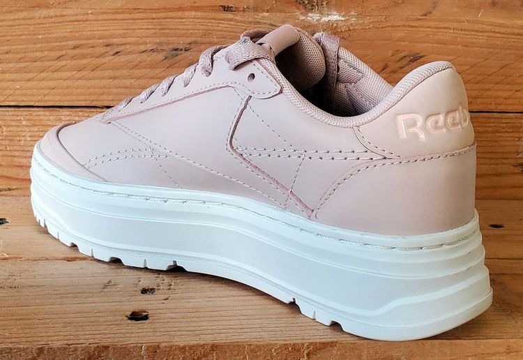 Reebok Club C Double Geo Low Leather Trainers UK3.5/US6/EU36.5 H69145 Pink image 5
