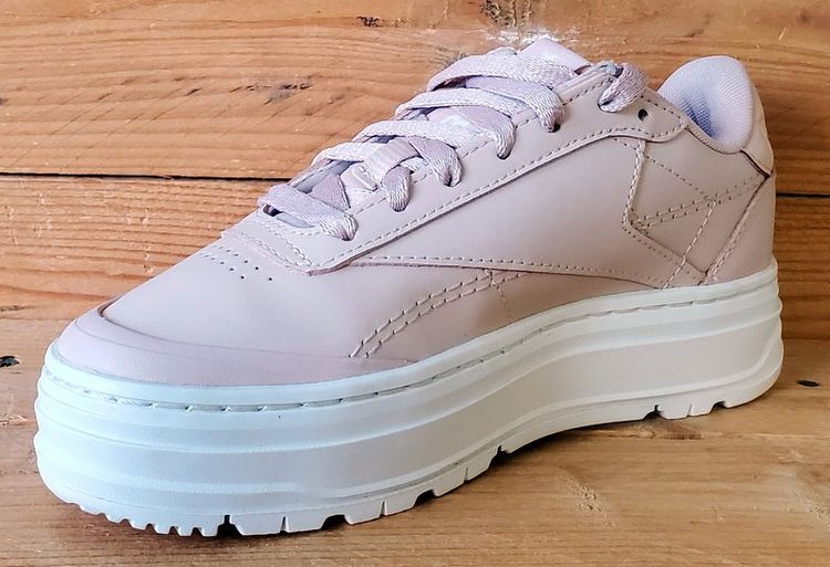 Reebok Club C Double Geo Low Leather Trainers UK3.5/US6/EU36.5 H69145 Pink image 12