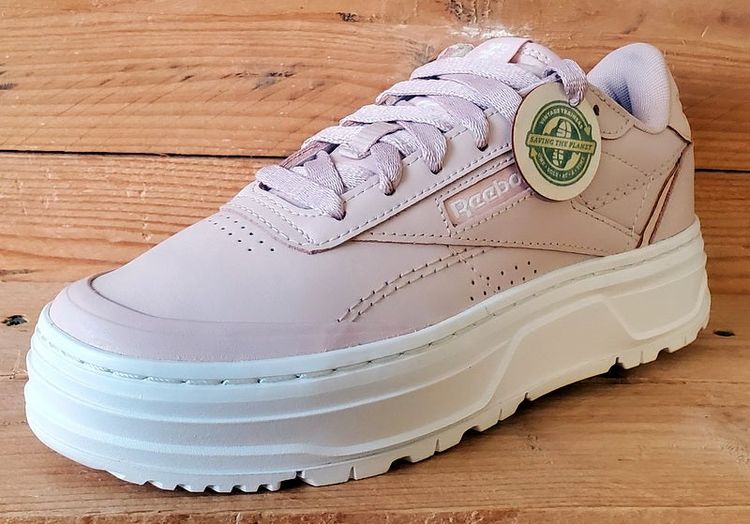 Reebok Club C Double Geo Low Leather Trainers UK3.5/US6/EU36.5 H69145 Pink image 9