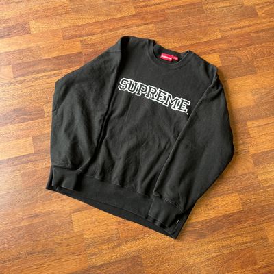 Supreme Shattered Logo Crewneck Black Taglia L (Usato)