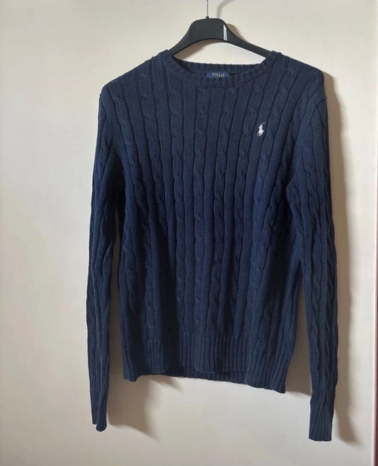 Polo Polo Ralph Lauren navy cable knit sweater product image