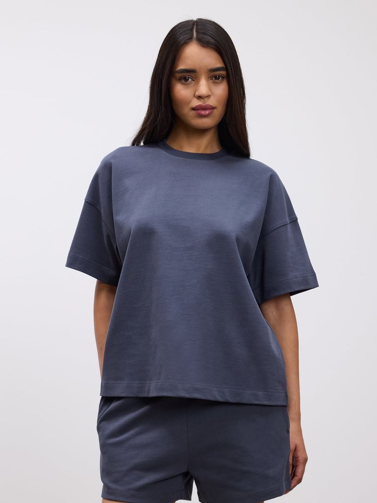 Other Arne - Womens Brushed Relaxed T-Shirt - Slate Blue product image