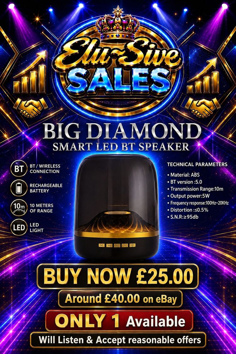 Immagine di Big Diamond Smart Led Bluetooth Speaker 1