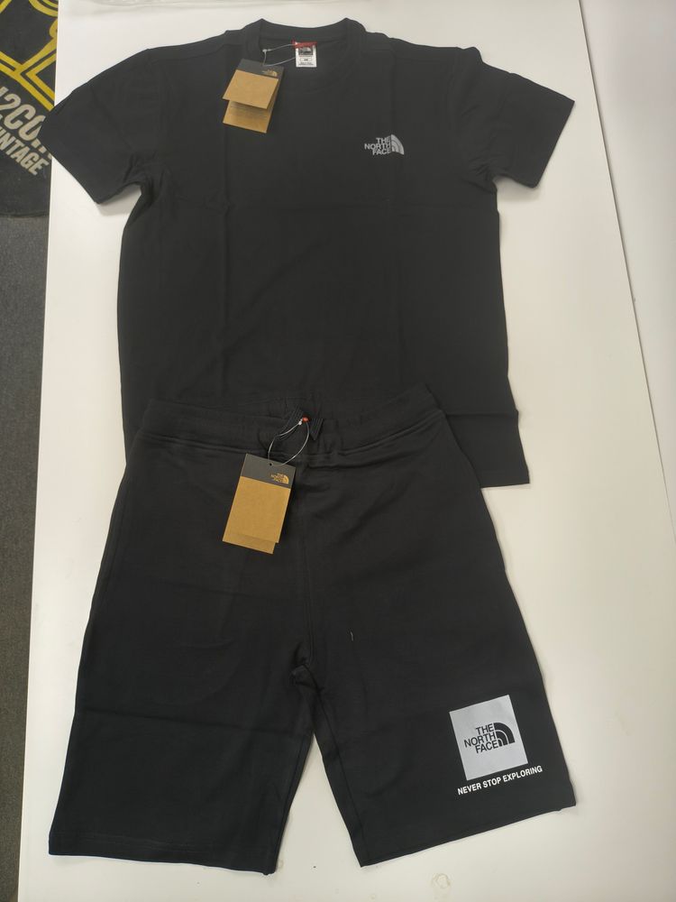 The North Face Black T-Shirt And Shorts Set, new, all sizes 