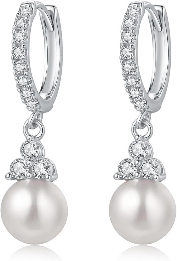 Other Silver Pearl Drop Earrings product image