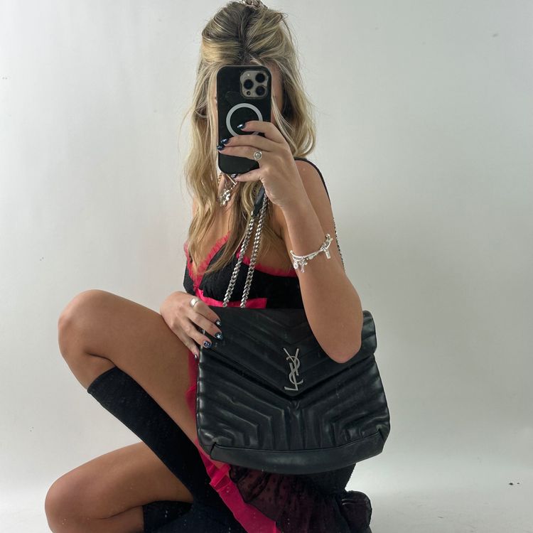 Ysl calf leather bag 