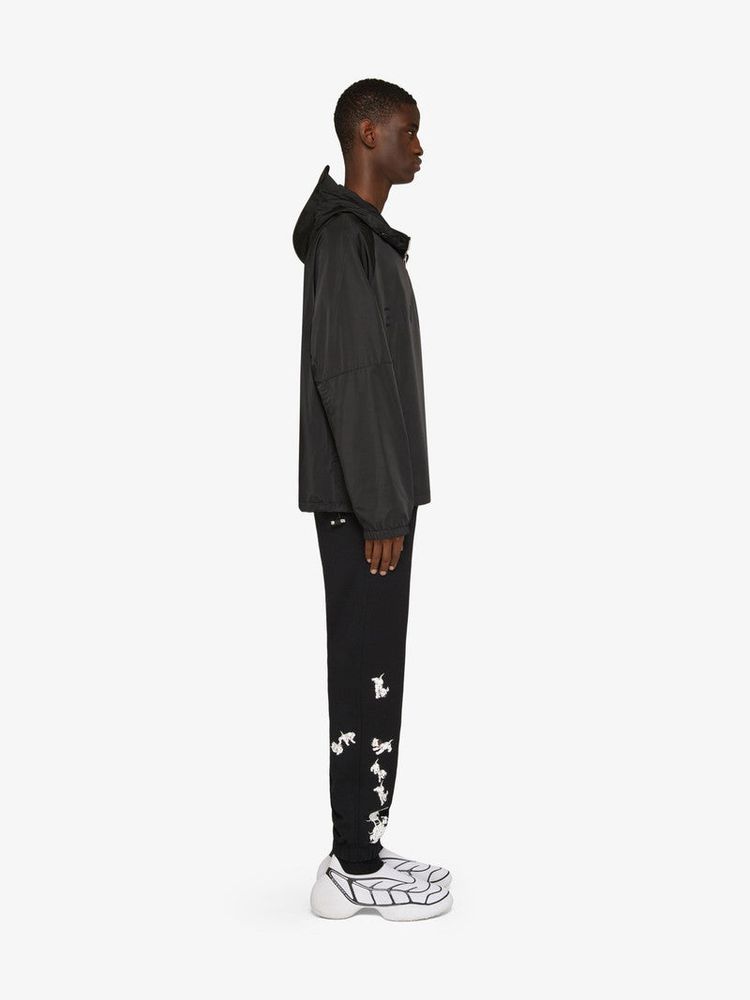 Givenchy x Disney Black Dalmatian Print Logo Sweatpants 6