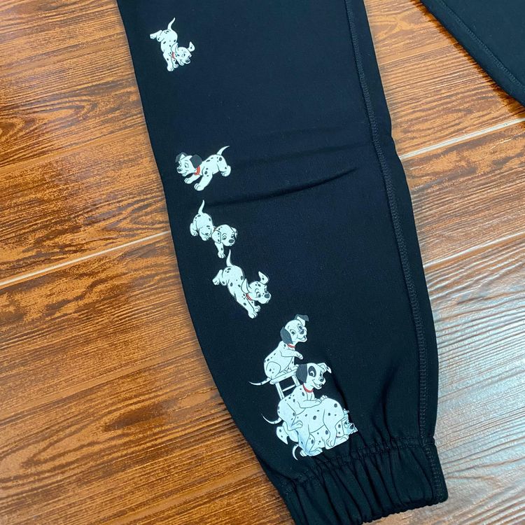 Givenchy x Disney Black Dalmatian Print Logo Sweatpants 2