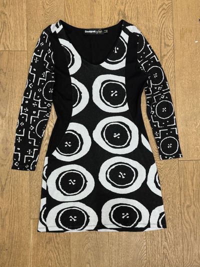 Desigual Women'S Patterned Long Sleeve Dress