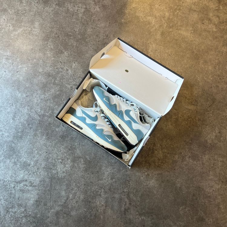Nike Air Max 1 Patta Waves Noise Aqua (with Bracelet) Taglia 43 (Usato)