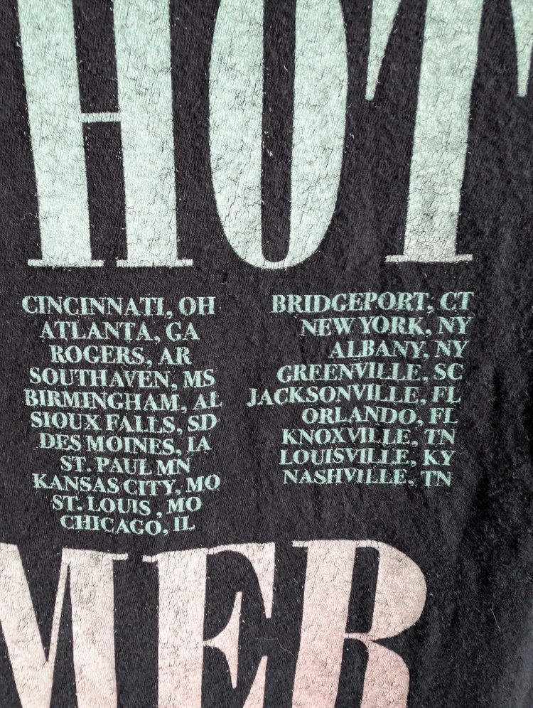 Thomas Rhett Very Hot Summer Tour Band T Shirt Medium Black image 9