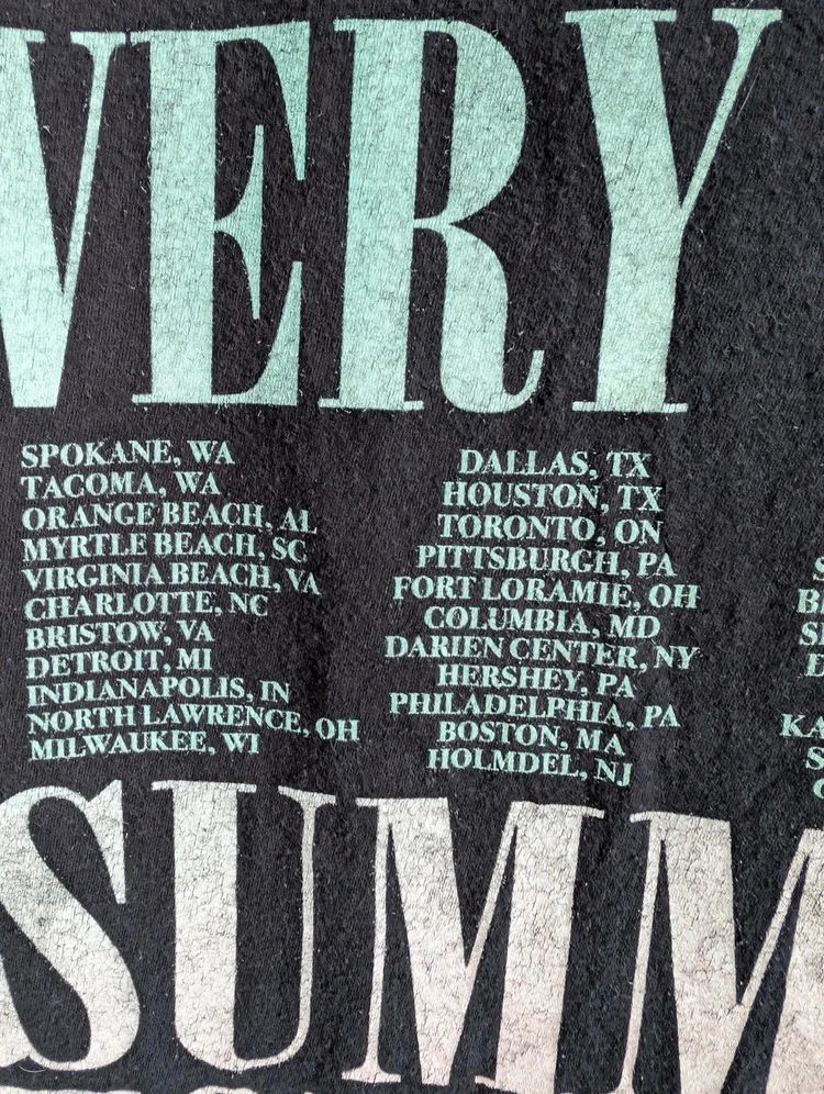 Thomas Rhett Very Hot Summer Tour Band T Shirt Medium Black image 3