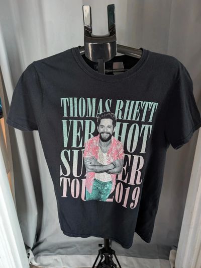 Thomas Rhett Very Hot Summer Tour Band T Shirt Medium Black