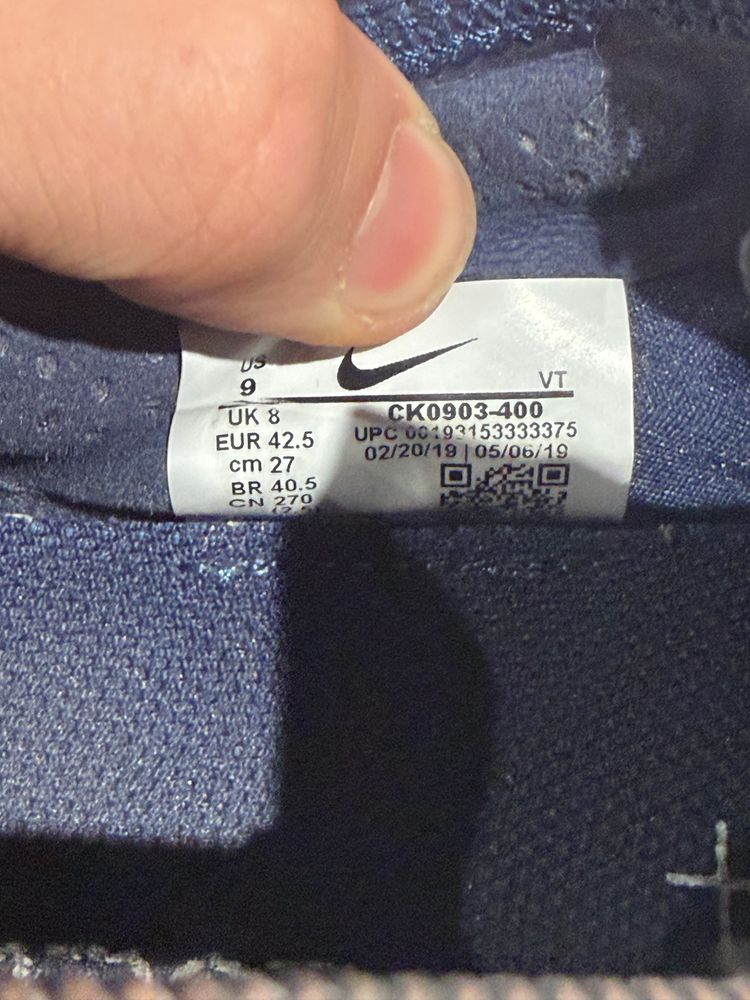 Nike Air VaporMax 2019 Obsidian UK 8 (No Box) image 5