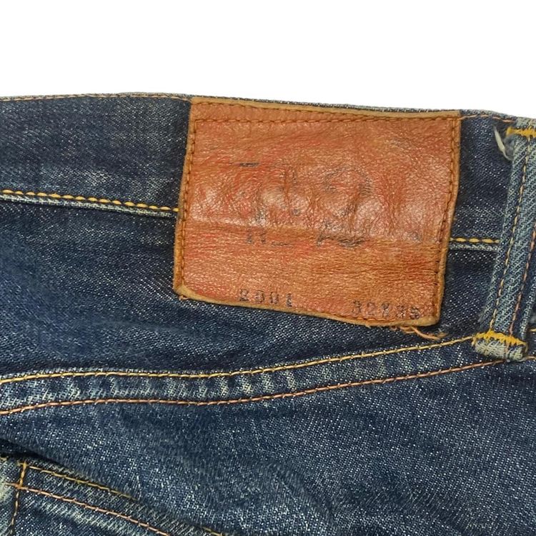 Authentic Evisu Exclusive Flame Daicock Baggy Fit Japanese Selvedge Denim Jeans 4
