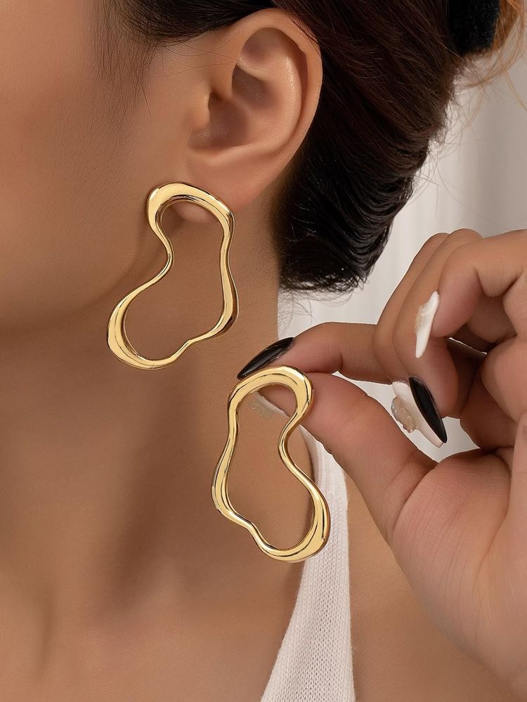 Set gold-tone earrings set product image