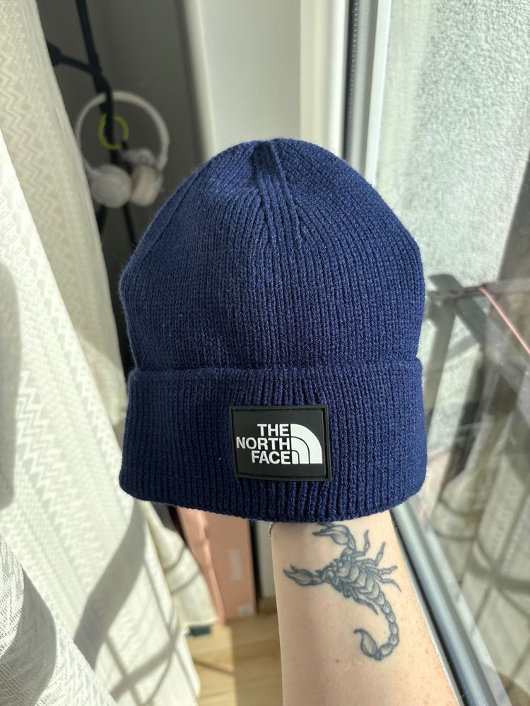 The North Face Navy Blue Knit Beanie image 1