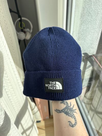 The North Face Navy Blue Knit Beanie