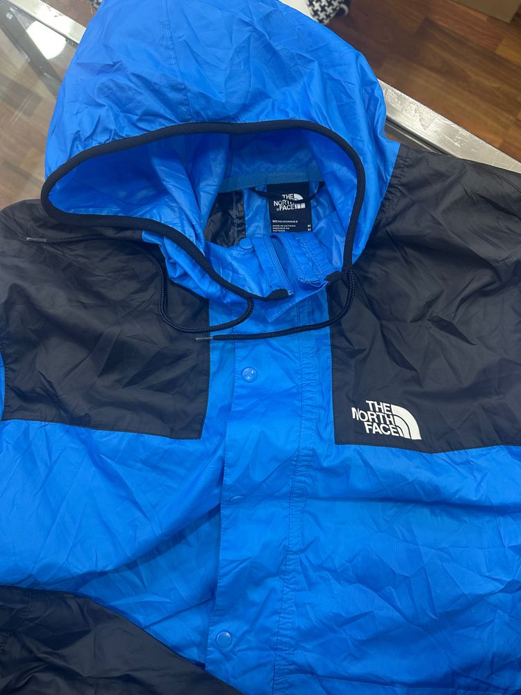 The North Face Blue And Black Hooded Jacket